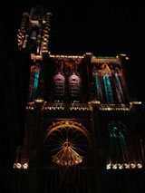 Strasbourg cathedral enlighted